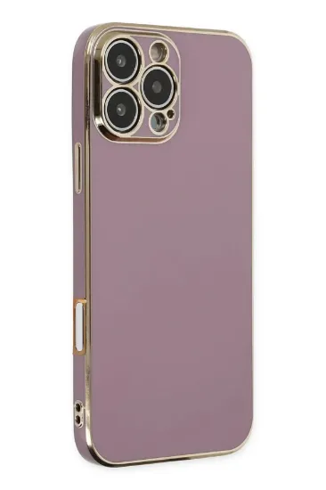 Newface iPhone 16 Pro Max Kılıf Volet Silikon - Mor resmi