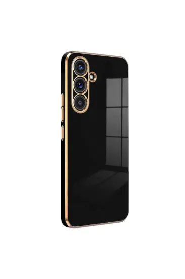 Newface Samsung Galaxy S24 FE Kılıf Volet Silikon - Siyah resmi