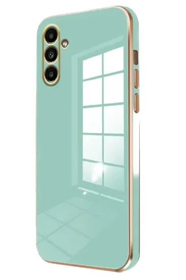 Newface Samsung Galaxy M15 Kılıf Volet Silikon - Açık Yeşil resmi