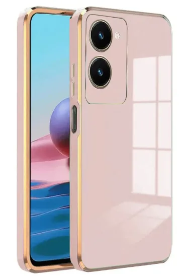 Newface Vivo Y18 Kılıf Volet Silikon - Pembe resmi