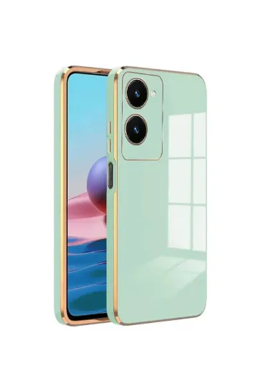 Newface Vivo Y18 Kılıf Volet Silikon - Açık Yeşil resmi