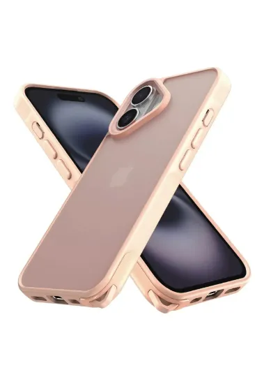 Newface iPhone 16 Kılıf Elegant Kapak - Pudra resmi