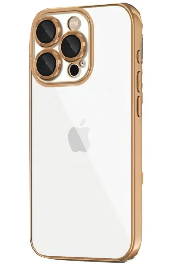 Newface iPhone 16 Pro Max Kılıf Razer Lensli Silikon - Desert resmi