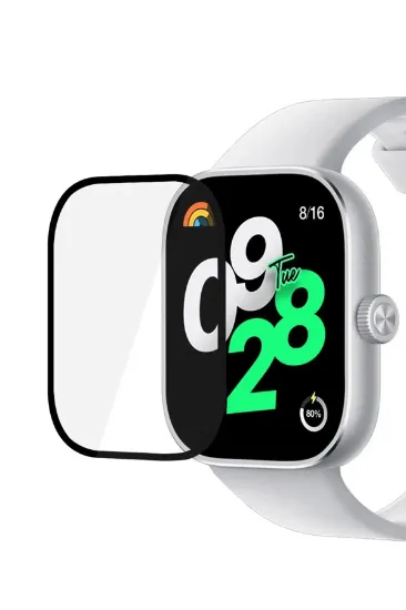 Newface Xiaomi Redmi Watch 4 Polymer Nano Ekran Koruyucu - Şeffaf resmi