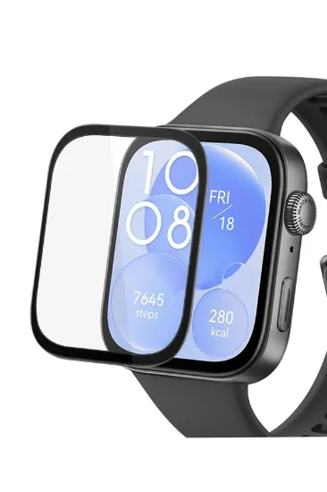 Newface Huawei Watch Fit 3 Polymer Nano Ekran Koruyucu - Şeffaf resmi