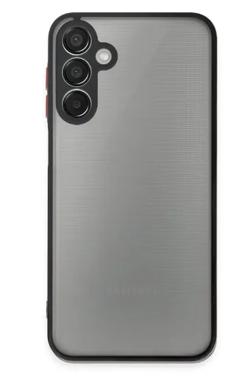 Newface Samsung Galaxy M15 Kılıf Montreal Silikon Kapak - Siyah resmi