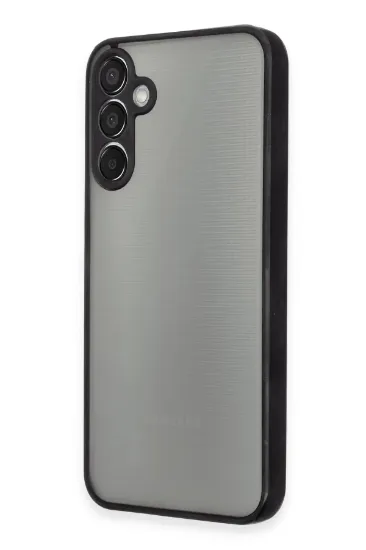 Newface Samsung Galaxy M15 Kılıf Montreal Silikon Kapak - Siyah resmi