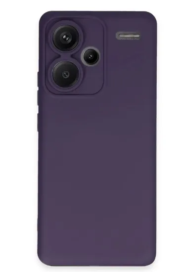 Newface Xiaomi Redmi Note 13 Pro Plus Kılıf Nano içi Kadife Silikon - Mor resmi