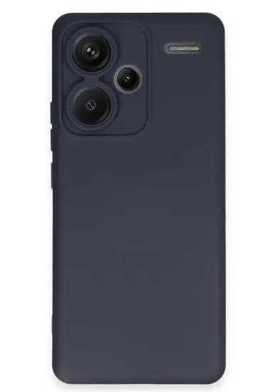 Newface Xiaomi Redmi Note 13 Pro Plus Kılıf Nano içi Kadife Silikon - Lacivert resmi