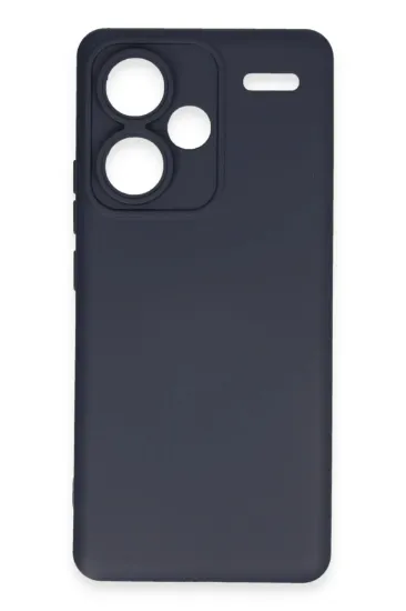Newface Xiaomi Redmi Note 13 Pro Plus Kılıf Nano içi Kadife Silikon - Lacivert resmi