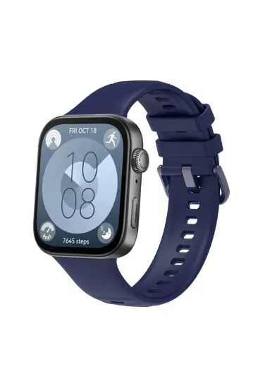 Newface Huawei Watch Fit 3 Klasik Kordon - Lacivert resmi