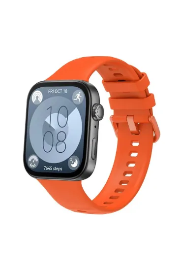 Newface Huawei Watch Fit 3 Klasik Kordon - Turuncu resmi