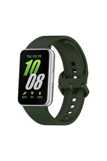 Newface Samsung Galaxy Fit 3 Klasik Kordon - Haki Yeşil resmi