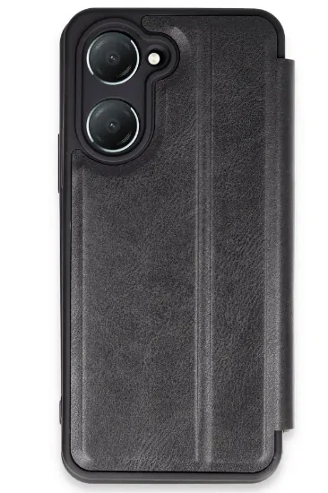 Newface Vivo Y18 Kılıf Flip Cover - Siyah resmi