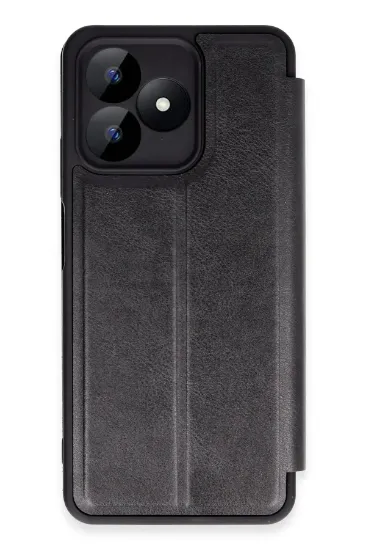 Newface Realme Note 50 4G Kılıf Flip Cover - Siyah resmi