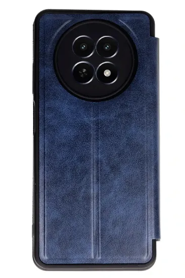 Newface Realme 12 5G Kılıf Flip Cover - Lacivert resmi