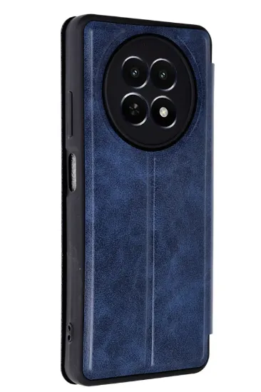 Newface Realme 12 5G Kılıf Flip Cover - Lacivert resmi