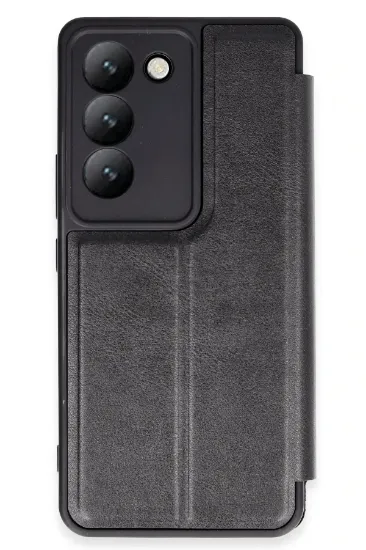 Newface Vivo V30 Lite 4G Kılıf Flip Cover - Siyah resmi