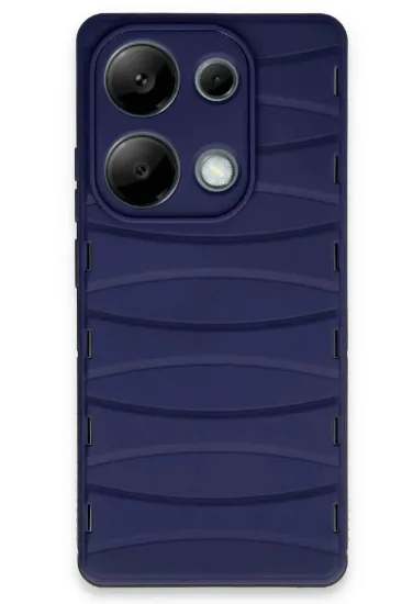 Newface Xiaomi Redmi Note 13 Pro 4G Kılıf Bibercas Silikon Kapak - Lacivert resmi