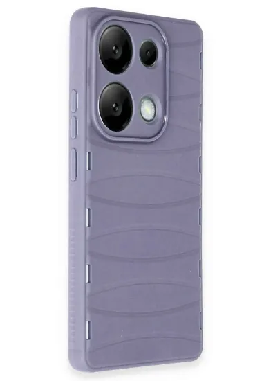 Newface Xiaomi Redmi Note 13 Pro 4G Kılıf Bibercas Silikon Kapak - Lila resmi