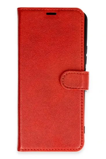 Newface Xiaomi Redmi 13 4G Kılıf Trend S Plus Kapaklı Kılıf - Kırmızı resmi
