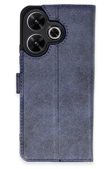 Newface Xiaomi Redmi 13 4G Kılıf Trend S Plus Kapaklı Kılıf - Lacivert resmi