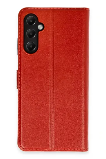 Newface Samsung Galaxy A05S Kılıf Trend S Plus Kapaklı Kılıf - Kırmızı resmi