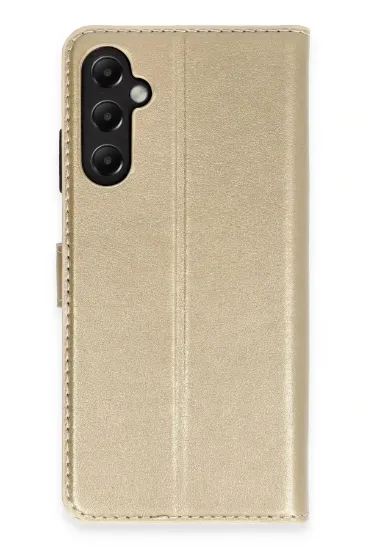Newface Samsung Galaxy A05S Kılıf Trend S Plus Kapaklı Kılıf - Gold resmi