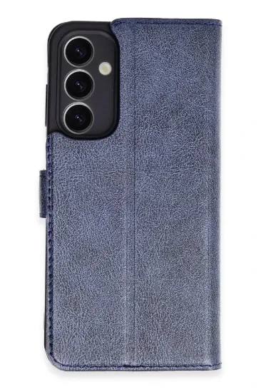 Newface Samsung Galaxy A25 5G Kılıf Trend S Plus Kapaklı Kılıf - Lacivert resmi