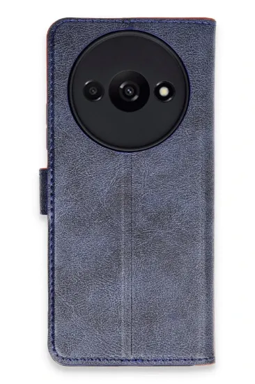 Newface Xiaomi Redmi A3 4G Kılıf Trend S Plus Kapaklı Kılıf - Lacivert resmi