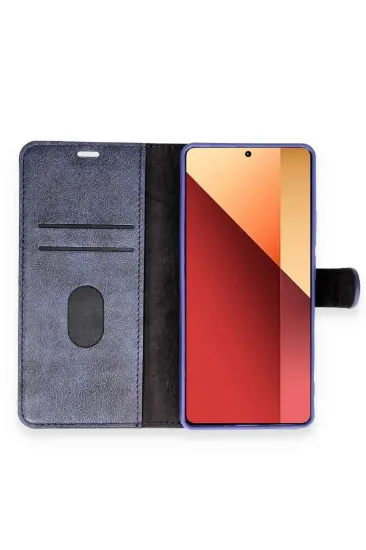 Newface Xiaomi Redmi Note 13 Pro 4G Kılıf Trend S Plus Kapaklı Kılıf - Lacivert resmi