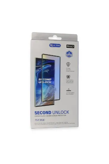Newface Samsung Galaxy S24 Ultra Durable Full Glue Curved Hayalet Cam resmi