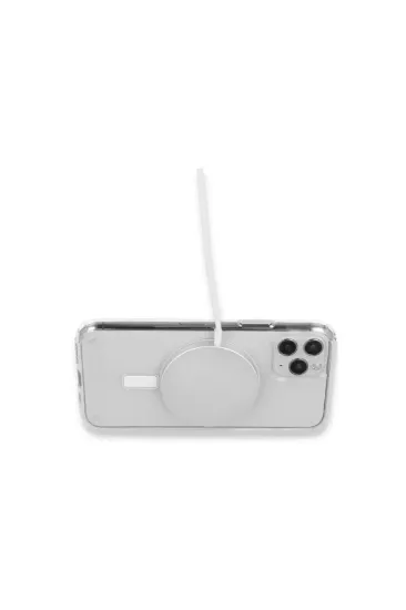 Newface iPhone 12 Pro Kılıf Pc Real Magsafe Kapak - Şeffaf resmi