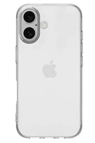 Newface iPhone 16 Kılıf Lüx Şeffaf Silikon resmi