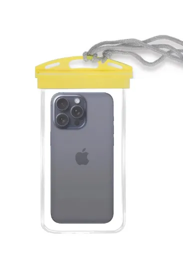 Newface Waterproof Universal Su Geçirmez Kılıf - Sarı resmi