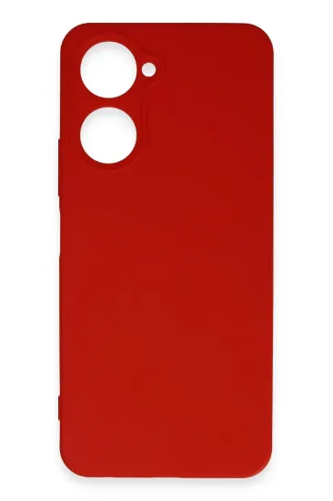 Newface Vivo Y18 Kılıf First Silikon - Kırmızı resmi