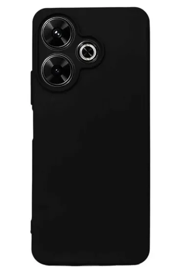 Newface Xiaomi Redmi 13 4G Kılıf First Silikon - Siyah resmi
