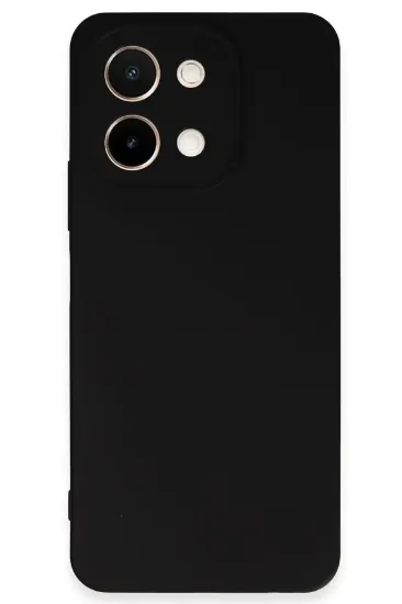 Newface Vivo Y28 Kılıf First Silikon - Siyah resmi