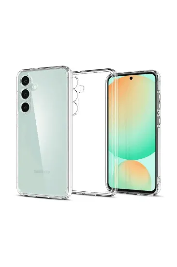Newface Samsung Galaxy S24 FE Kılıf Lüx Şeffaf Silikon resmi