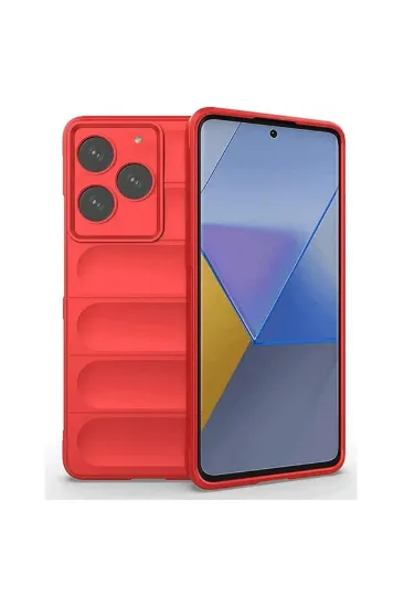 Newface General Mobile Era 50 Kılıf Optimum Silikon - Kırmızı resmi