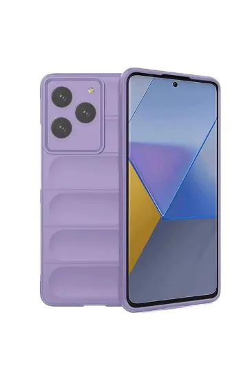 Newface General Mobile Era 50 Kılıf Optimum Silikon - Lila resmi