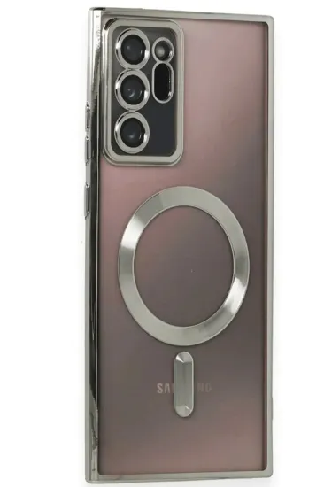 Newface Samsung Galaxy Note 20 Ultra Kılıf Kross Magneticsafe Kapak - Titan Gri resmi