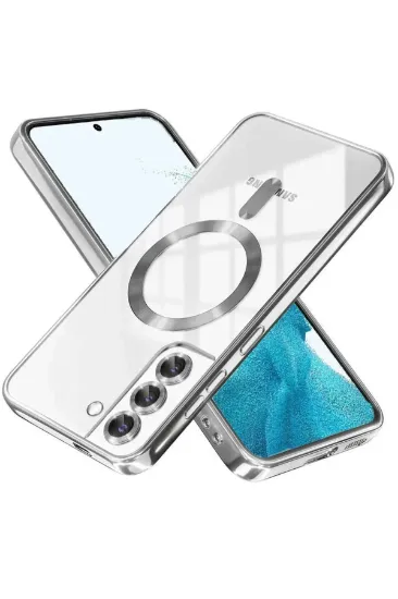 Newface Samsung Galaxy S22 Kılıf Kross Magneticsafe Kapak - Titan Gri resmi