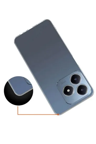Newface Realme C61 Kılıf Lüx Şeffaf Silikon resmi