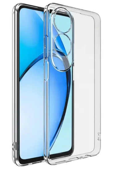 Newface Oppo A60 Kılıf Lüx Şeffaf Silikon resmi