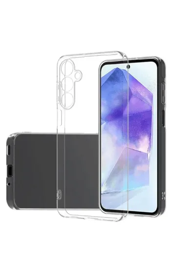 Newface Samsung Galaxy A16 5G Kılıf Lüx Şeffaf Silikon resmi