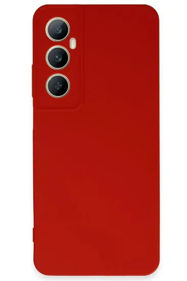 Newface Realme C65 Kılıf First Silikon - Kırmızı resmi