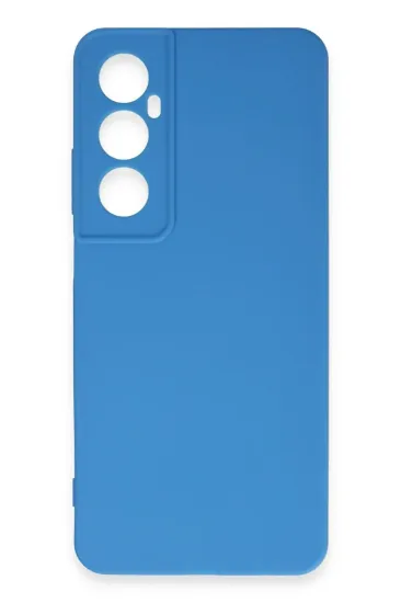 Newface Realme C65 Kılıf First Silikon - Mavi resmi