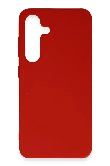 Newface Samsung Galaxy S24 Kılıf First Silikon - Kırmızı resmi