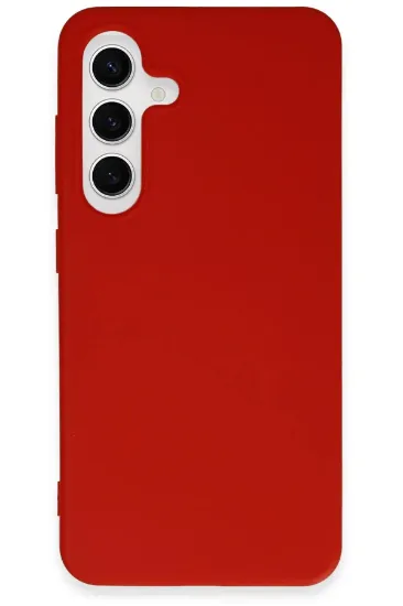 Newface Samsung Galaxy S24 Kılıf First Silikon - Kırmızı resmi